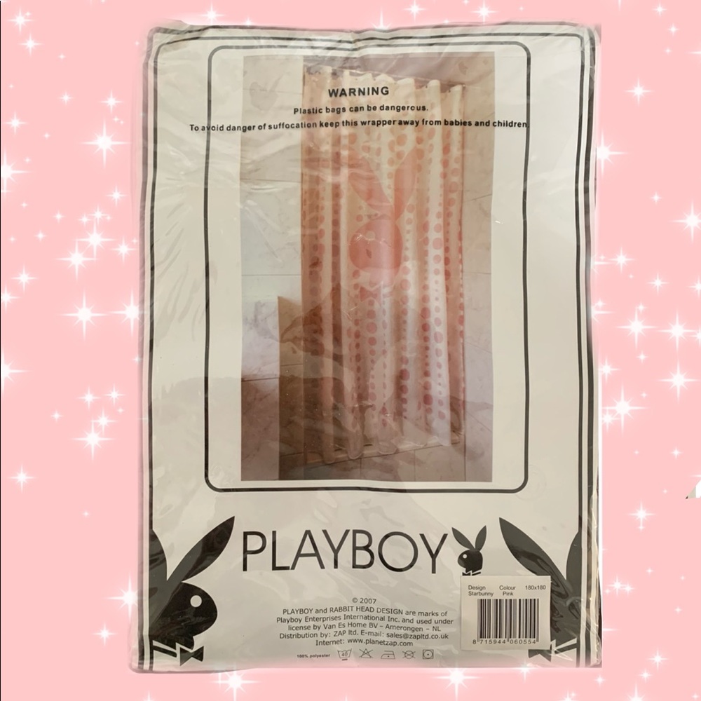 VINTAGE PLAYBOY SHOWER CURTAIN